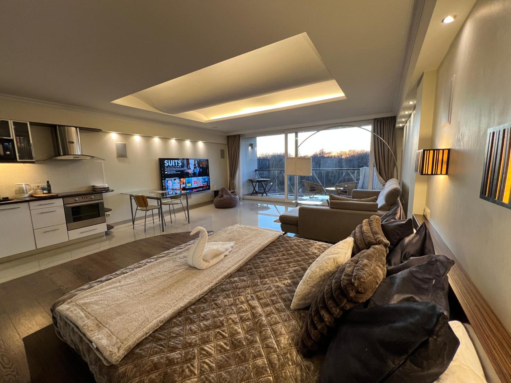 Sky-high Sauna Penthouse Retreat With Views * Riga