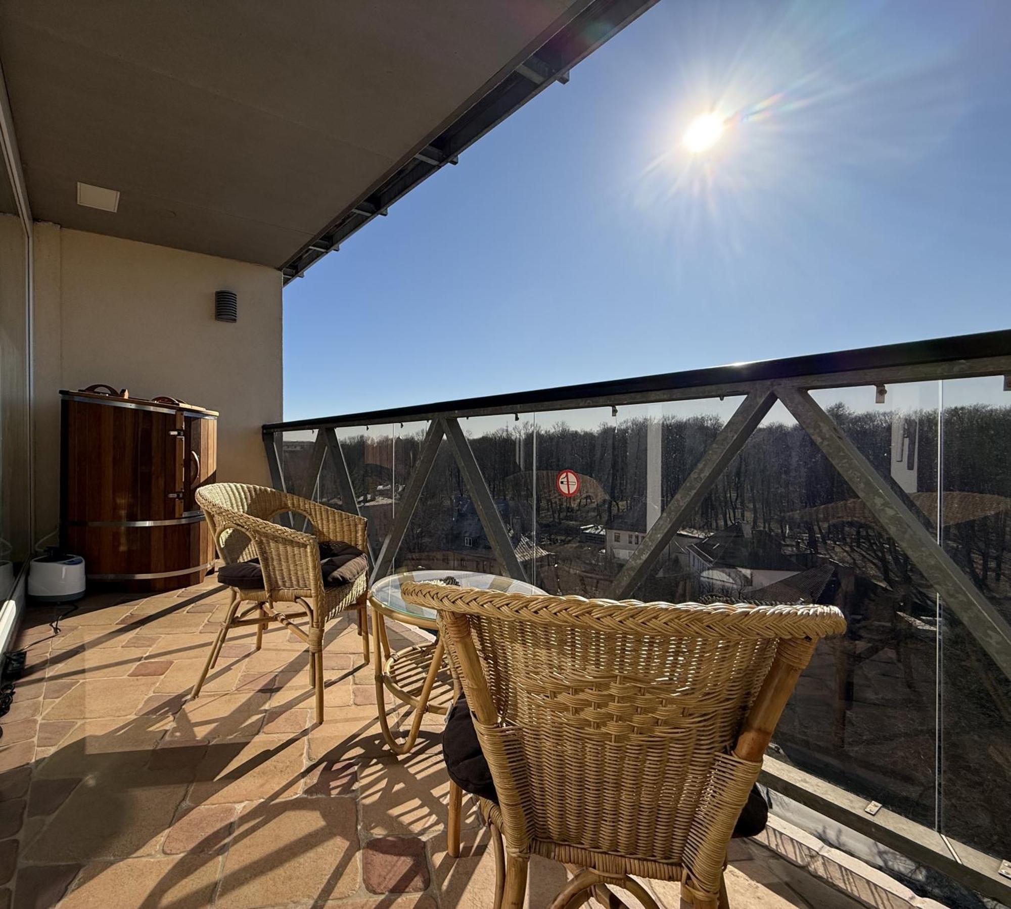 Sky-high Sauna Penthouse Retreat With Views Appartement Riga