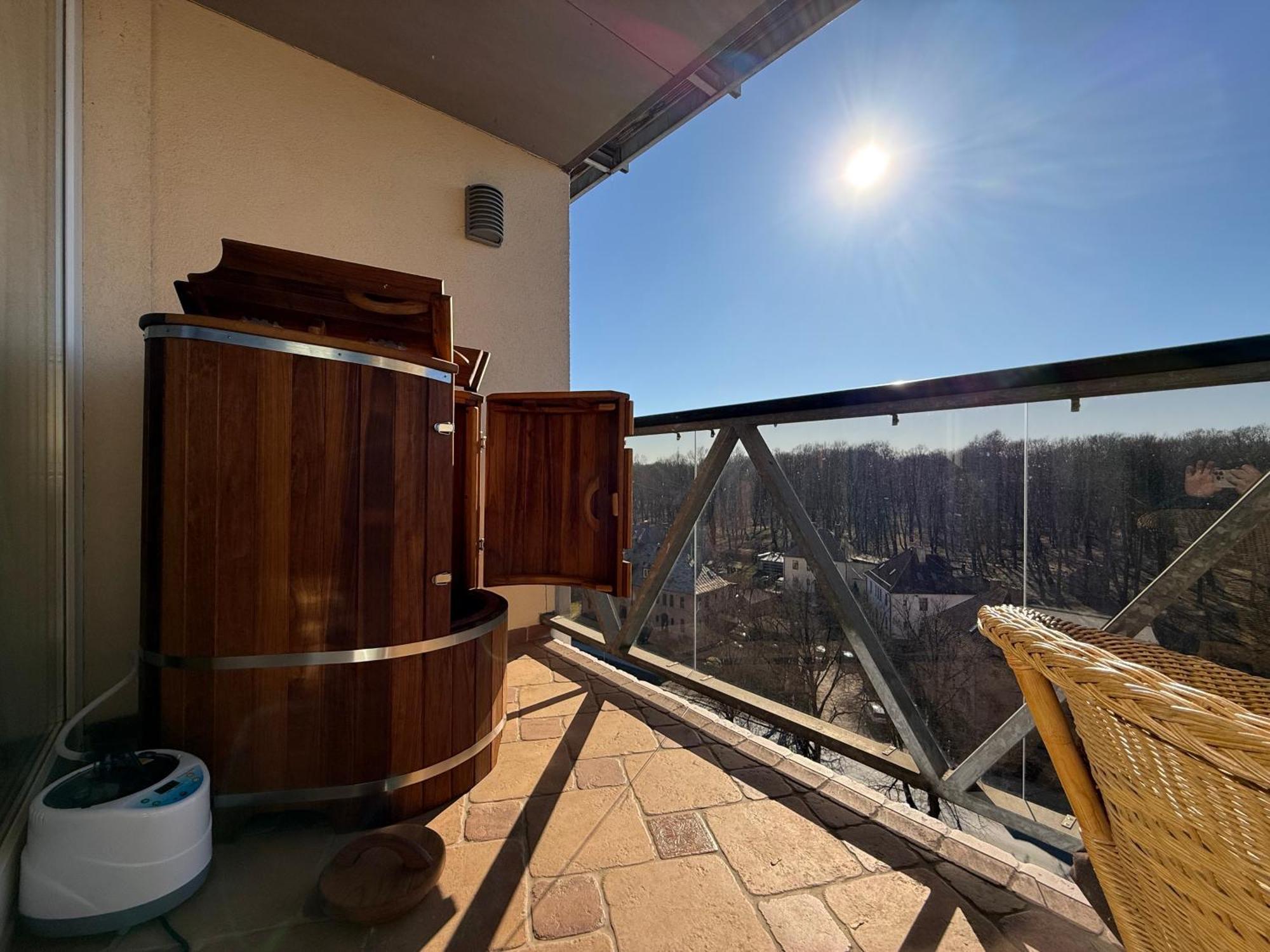 Sky-high Sauna Penthouse Retreat With Views Appartement Riga